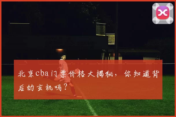 北京cba门票价格大揭秘，你知道背后的玄机吗？